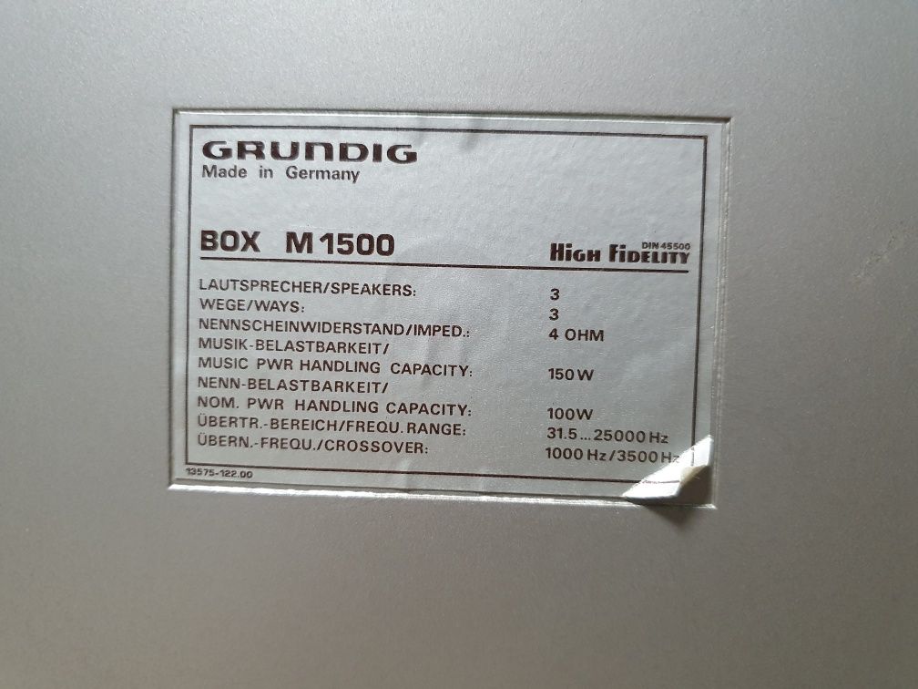 акустична система GRUNDIG BOX M1500