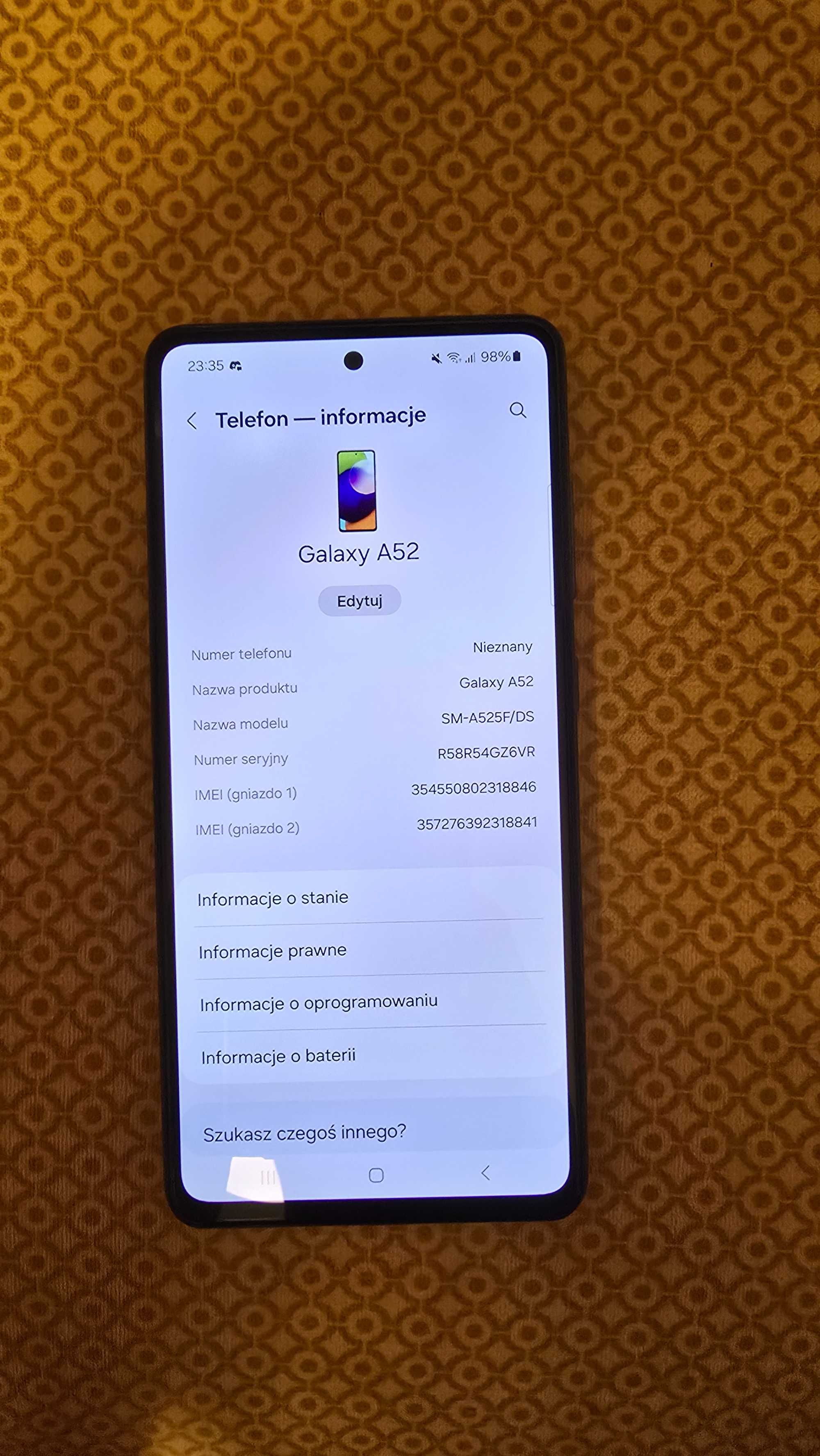 Samsung a52 256gb