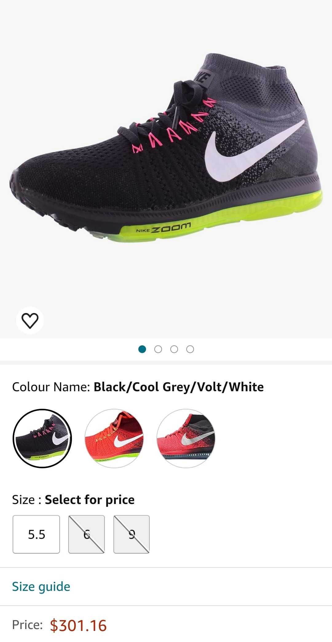 Жіночі кросівки для бігу та тренувань Nike Zoom All Out Flyknit