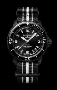 Zegarek Blancpain Swatch, czarny