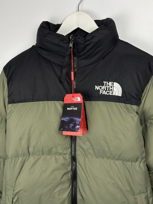 Nowa khaki kurtka puchowa zimowa TNF Nuptse 700 rozmiar M
