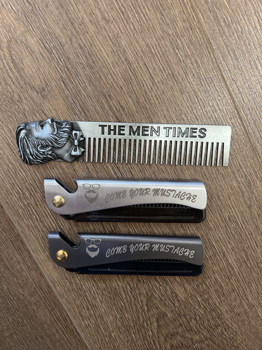 Гребінець  розчіска чоловічий  для зачіски  бороди і голови