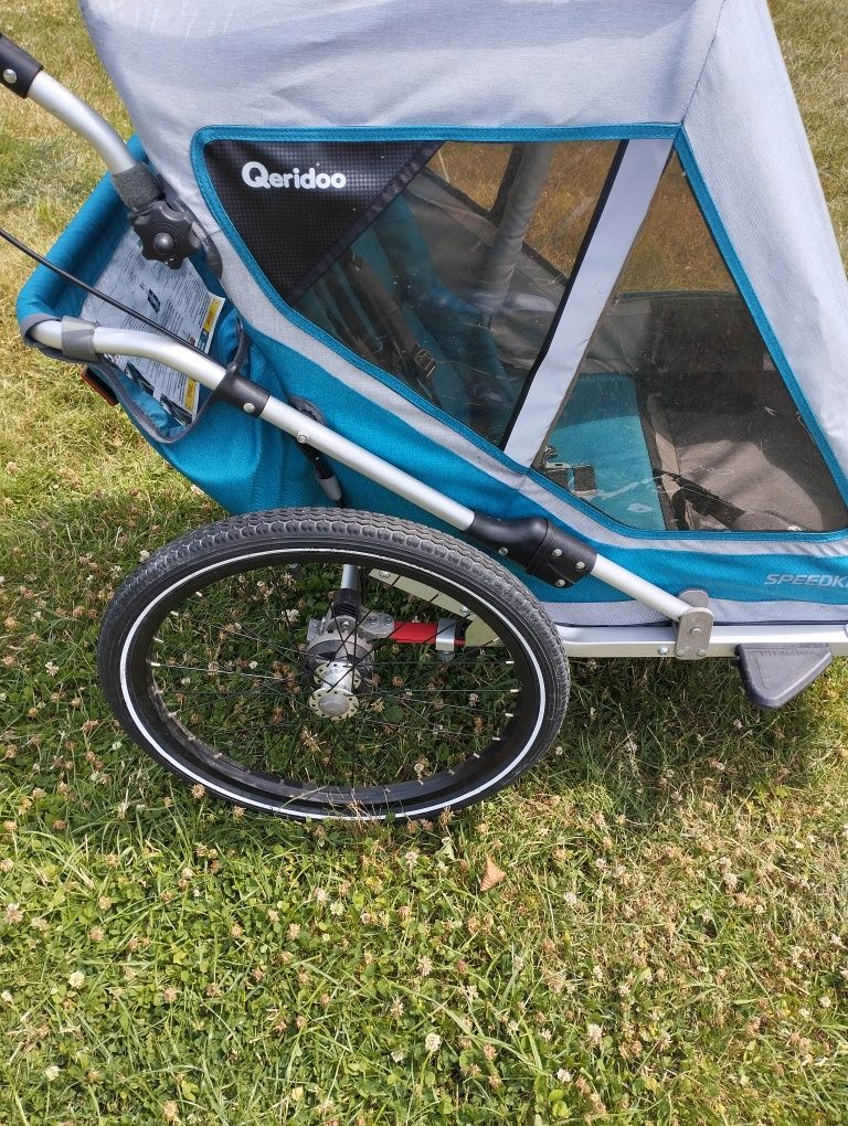 Przyczepka rowerowa qeridoo speedkid 1