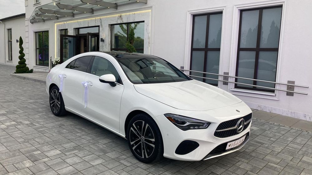 Auto samochód do ślubu i na inne okazje Mercedes CLA 250 2.0 z 2024 r.