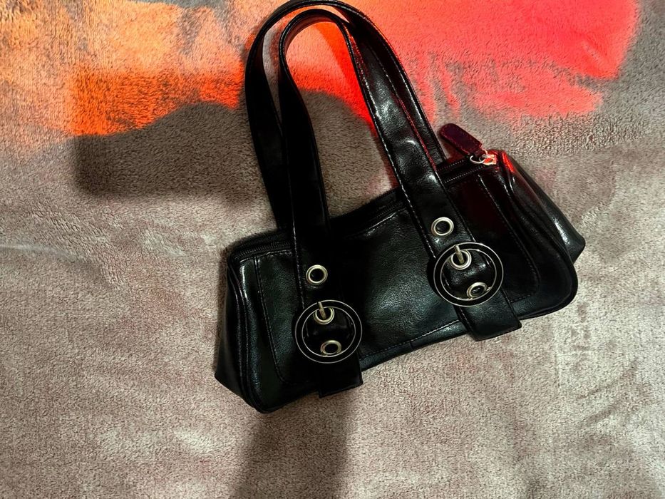 Сумка y2k стиль 2000 чорна жіноча