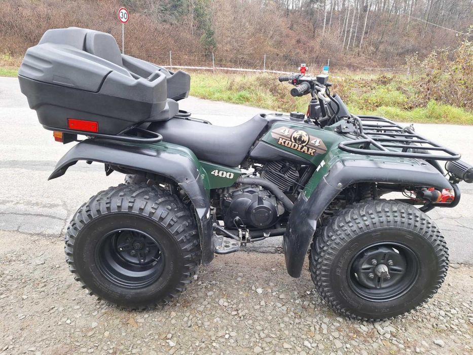 QUAD Yamaha Kodiak 400! 4x4 reduktor, wyciągarka, pług! ubezpieczony