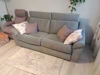 Sofa z rozkładanym materacem 210 cm szeroka