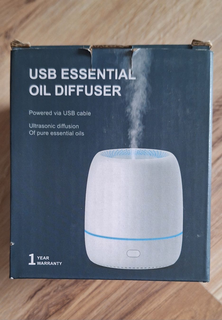 Nawilżacz powietrza z dyfuzorem zapachów na USB