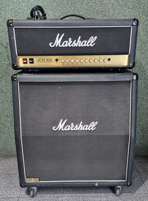 Wzmacniacz MARSHALL JCM 900 50W 1998 + Kolumna JCM 900 LEAD 1960