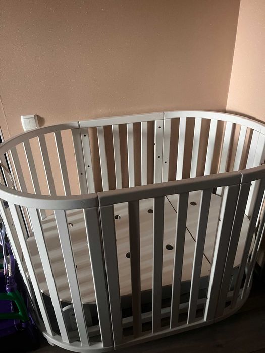 Дитяче ліжко трансформер 2в1 (кругле - овальне)