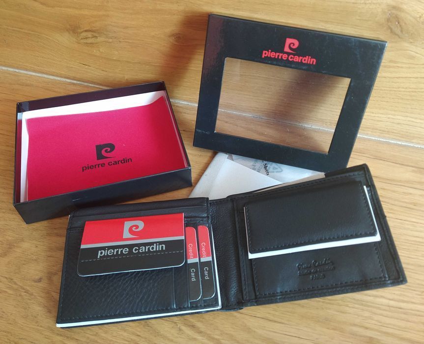 Duży Portfel Męski Pierre Cardin - czarny - nowy