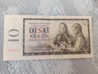 Banknot 1960r Czechosłowacja 10 koron