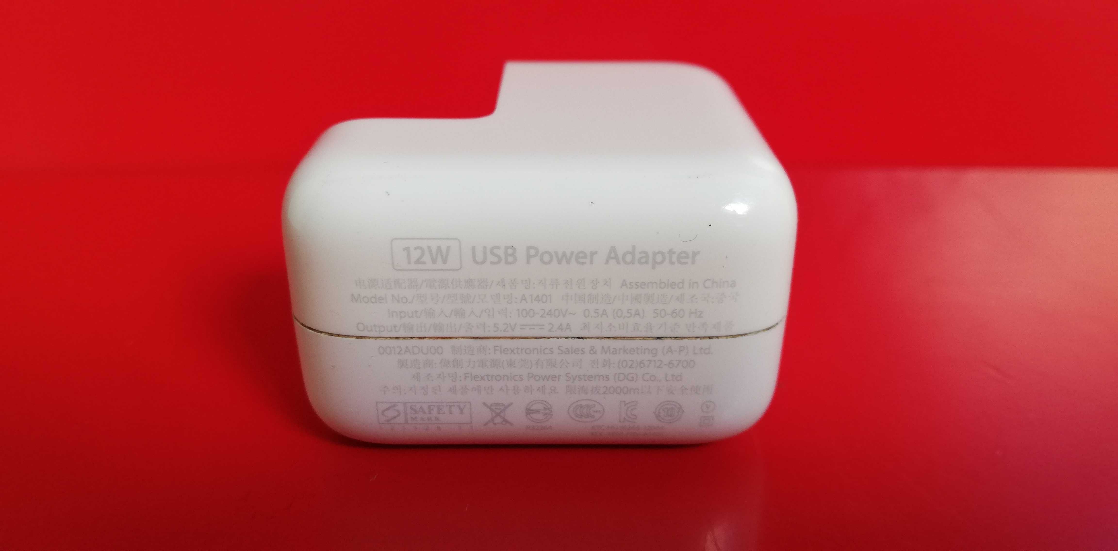 Apple А1401 адаптер питания зарядное 12W 5,2V переходник Европа-Англия