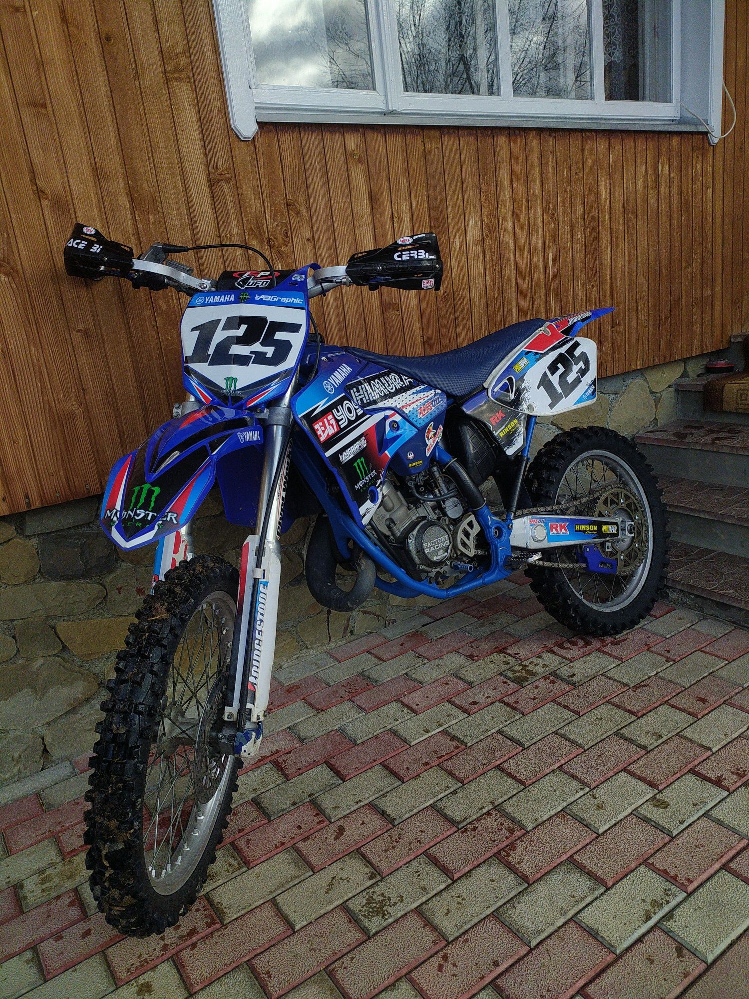 Yamaha yz 125 2000р (після заміни поршня)