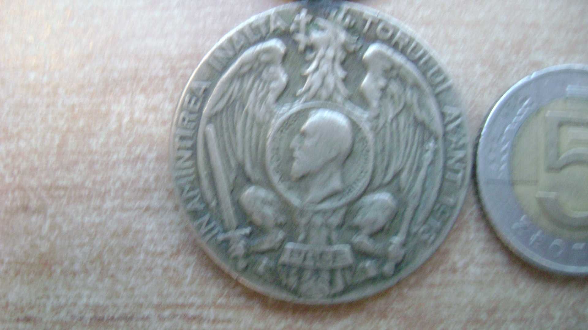 Starocie z PRL - Militaria = Medal z Rumunii z 1913r. Oryginał