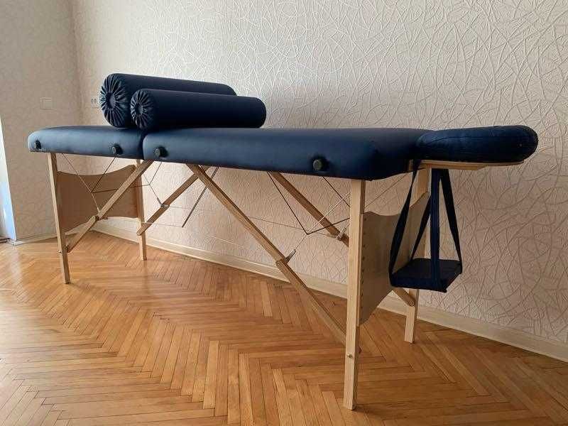 Массажный стол деревянный 2-3-х сегментный стол для массажа, тату, SPA