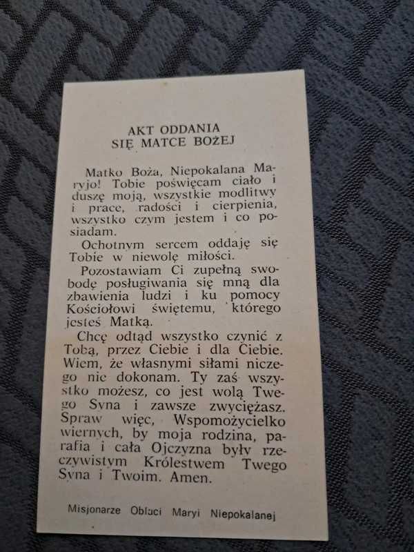 Obrazek religijny, retro
