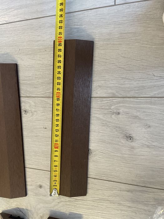 Podesty Tarasowe Kompozytowy Boczny Ciemny Brąz 15sztuk