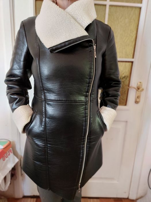 Пальто(куртка) екокожа