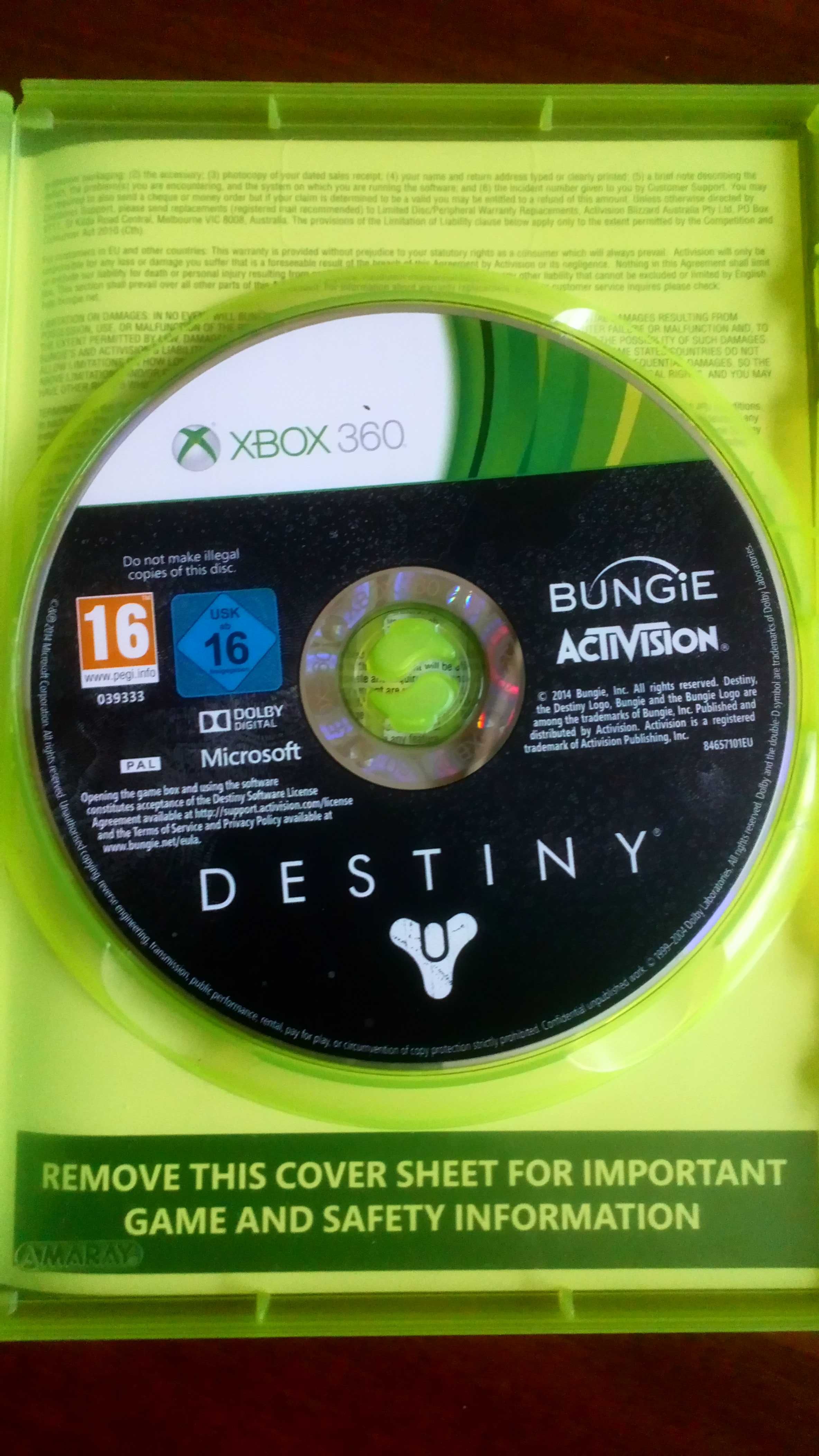 Gra Destiny, Xbox 360