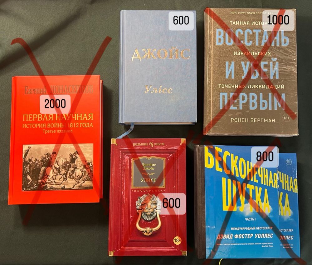 Культові книги (ціни в описі)