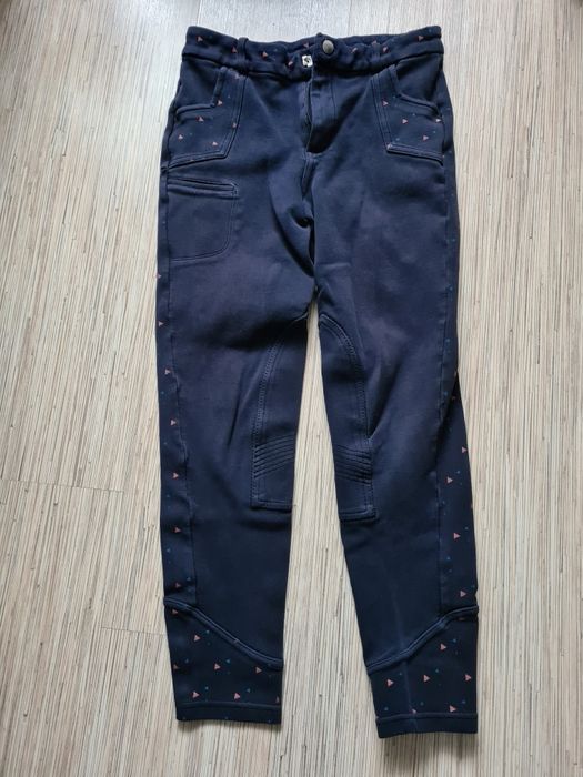 Bryczesy granatowe fouganza 153-162cm