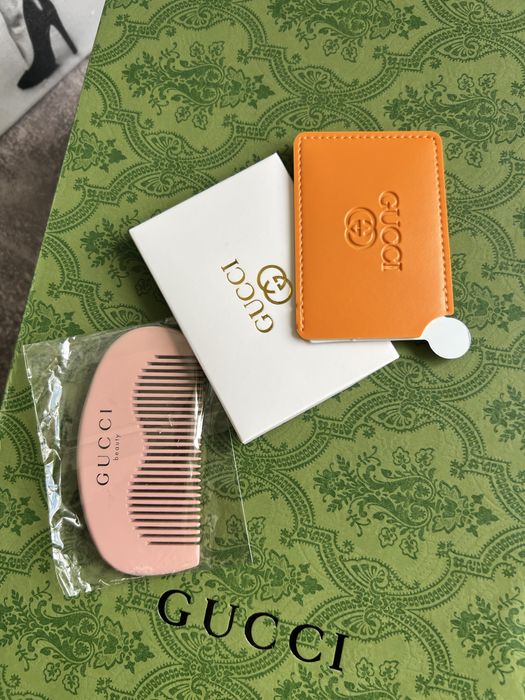 Гребінець та дзеркало Gucci, аксессуар для сумки гучи, сумка Gucci