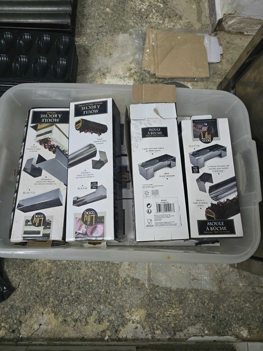 Lote de Utensílios e Formas Profissionais de Pastelaria