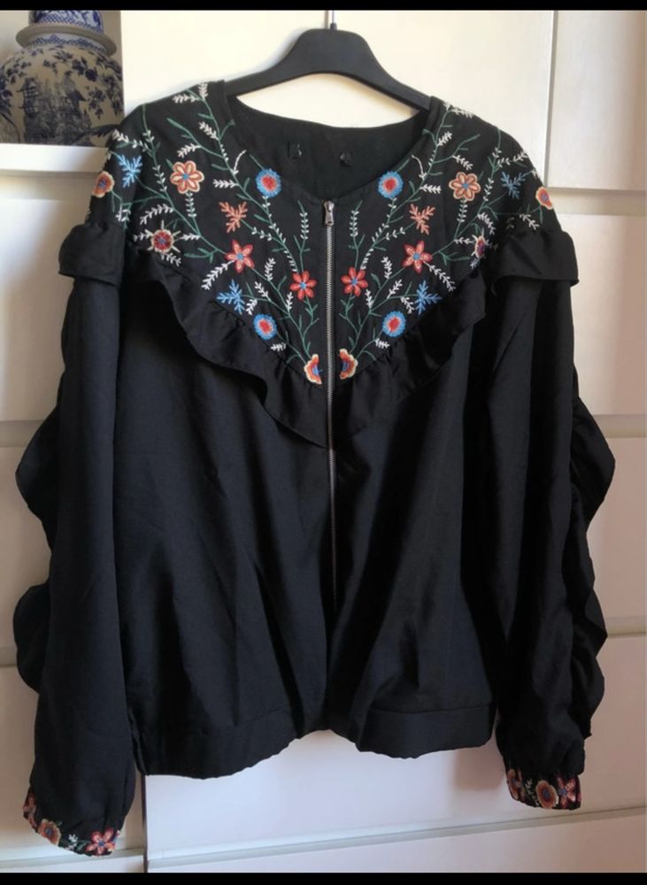 Casaco flores Zara