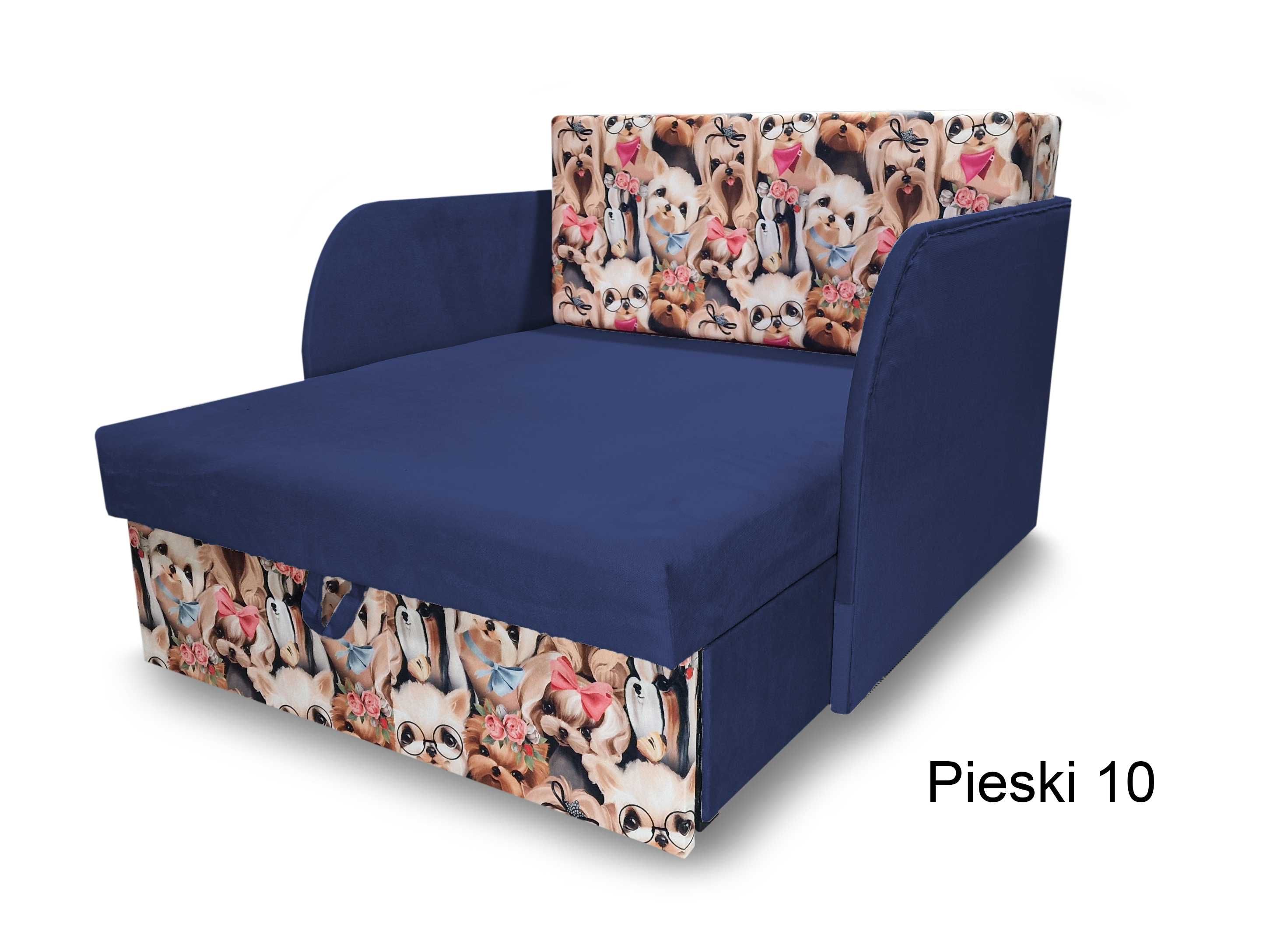 Łóżko dziecięce Kubuś, sofa, fotel rozkładany, łózko z funkcją spania