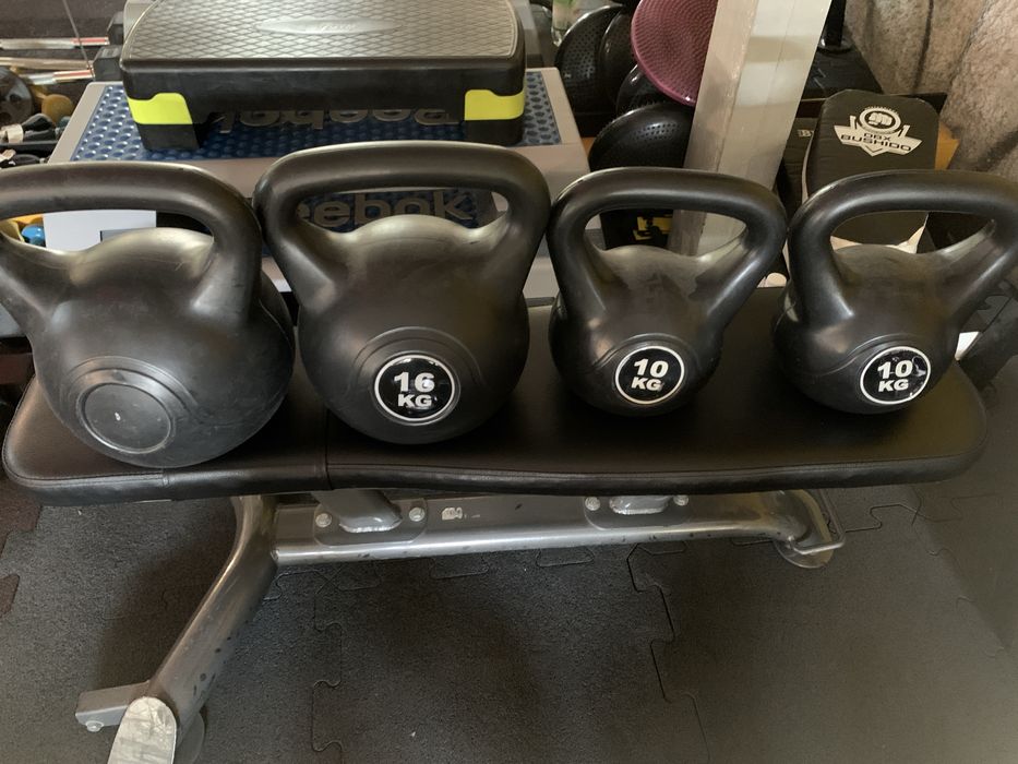 Kettebel bitumiczny 2x10 kg