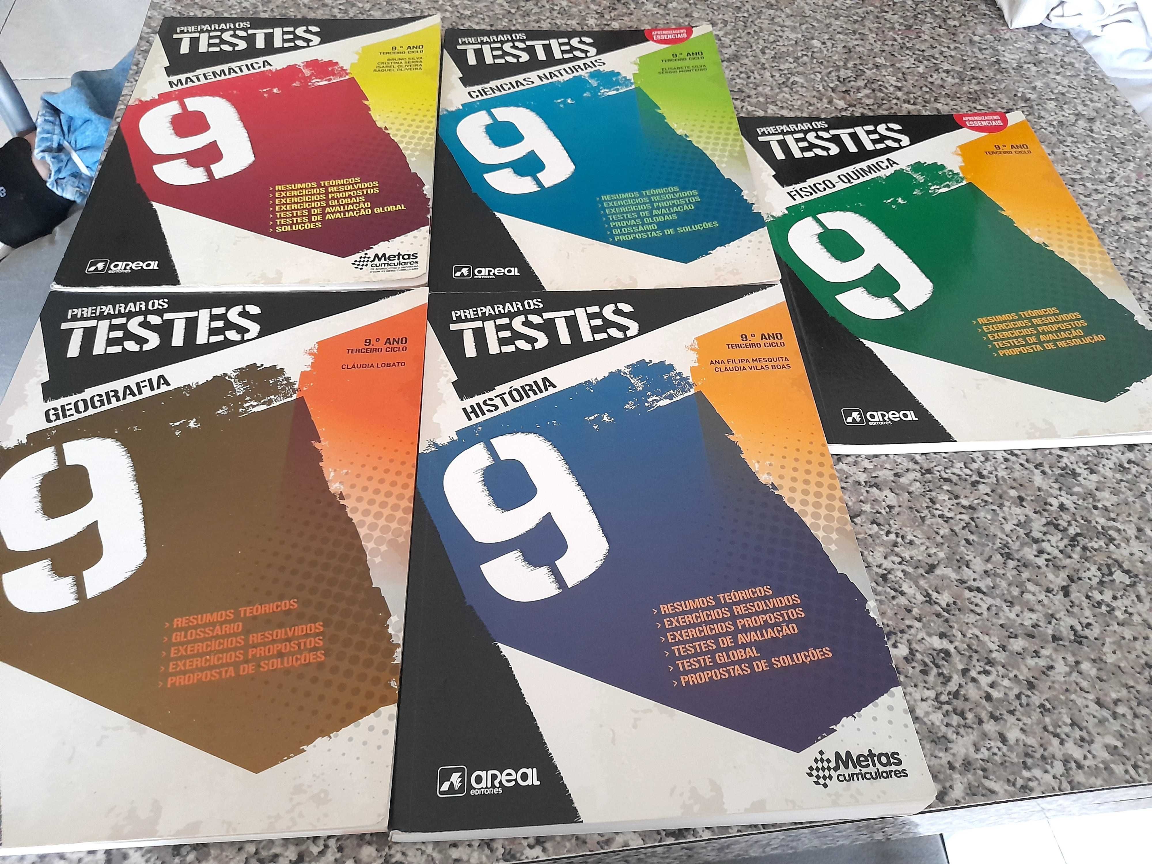 Livros preparar testes 9.ano