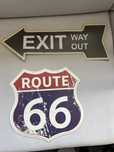 Mlodziezowe tabliczki na sciane Route 66