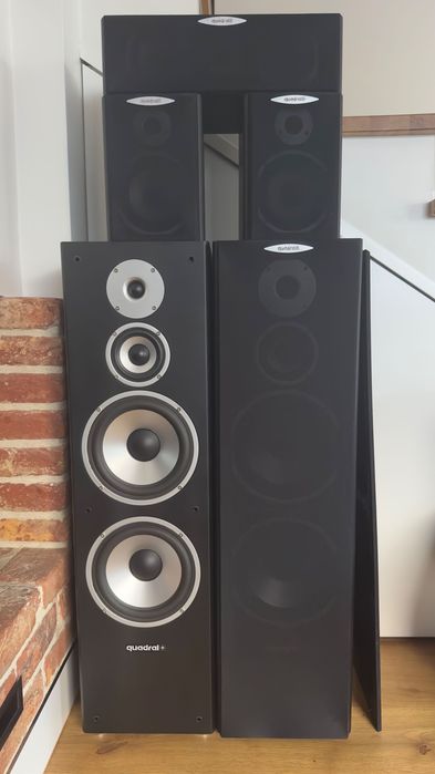 Amplituner Onkyo HT-R538 z odtwarzaczem bluray i kolumnami Quadral 505