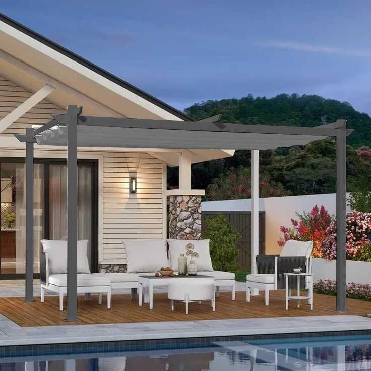 Pergola ogrodowa tarasowa metalowa 3x4 altana zadaszenie KOLORY