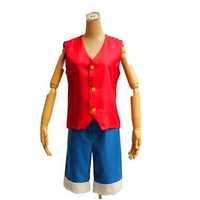 Cosplay kostium Monkey D. Luffy One Piece anime Nowy Rozm. M