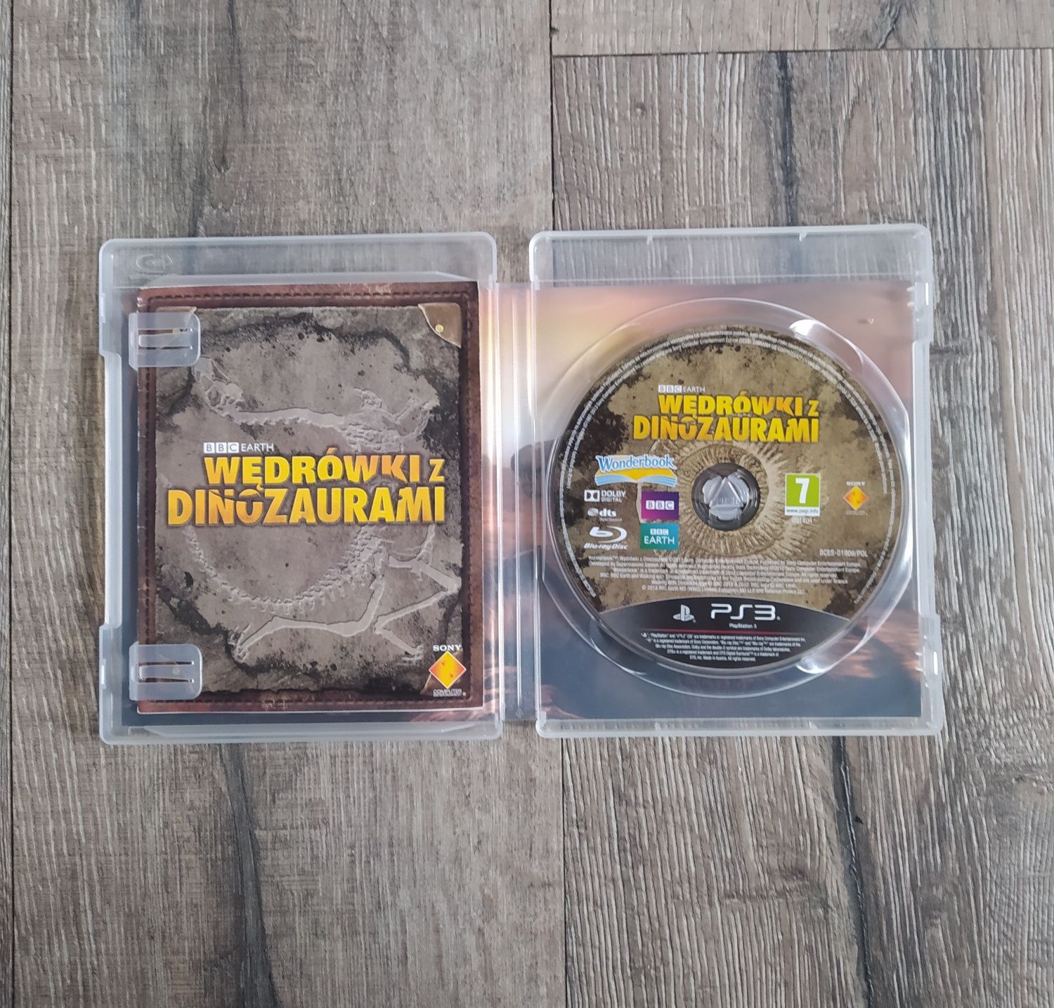 Zestaw PS3 Księga czarów + Gra Wędrówki z Dinozaurami Wysyłka