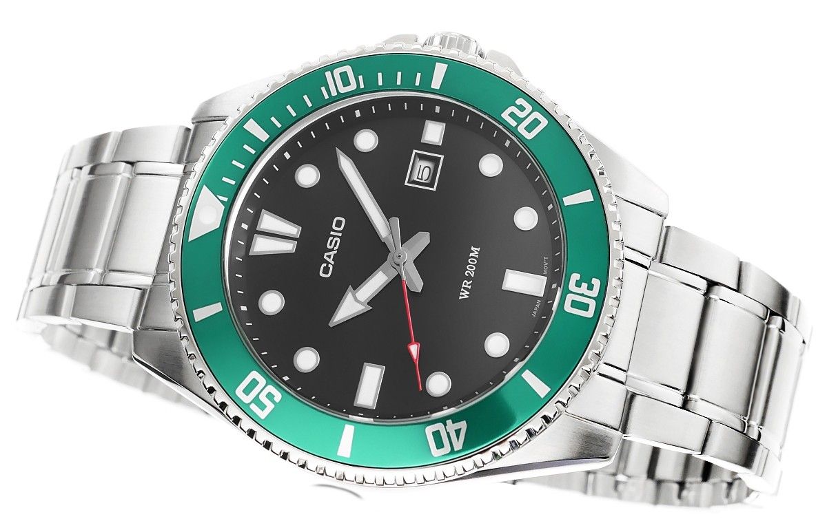 zegarek męski casio mdv-107d-3avef + box
