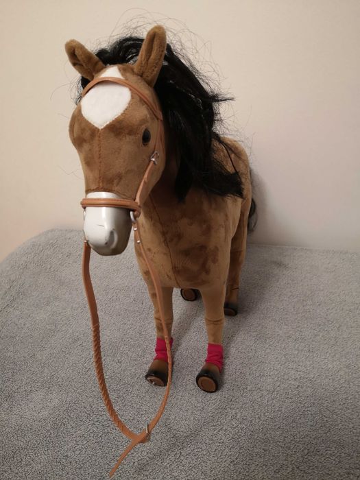zabawka koń duży 50 cm ruchome nogi i kopytka