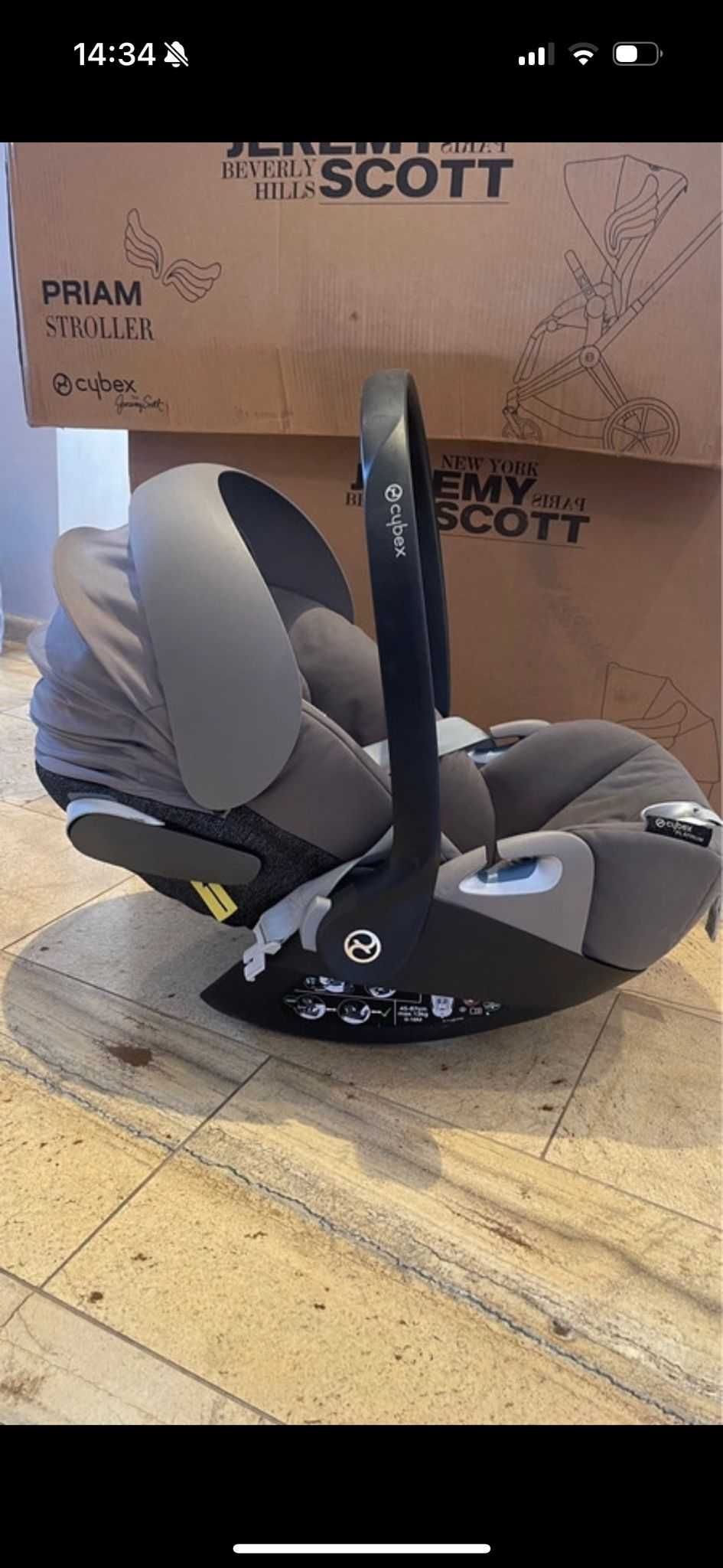 Cybex Priam by Jeremy Scott 4 w 1 + fotelik nosidełko + gratis