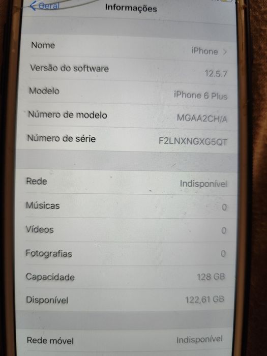 iPhone 6 a funcionar porém precisa de trocar bateria