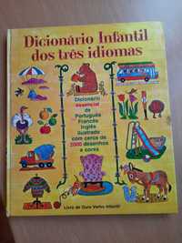 Livro dicionário dos tres idiomas