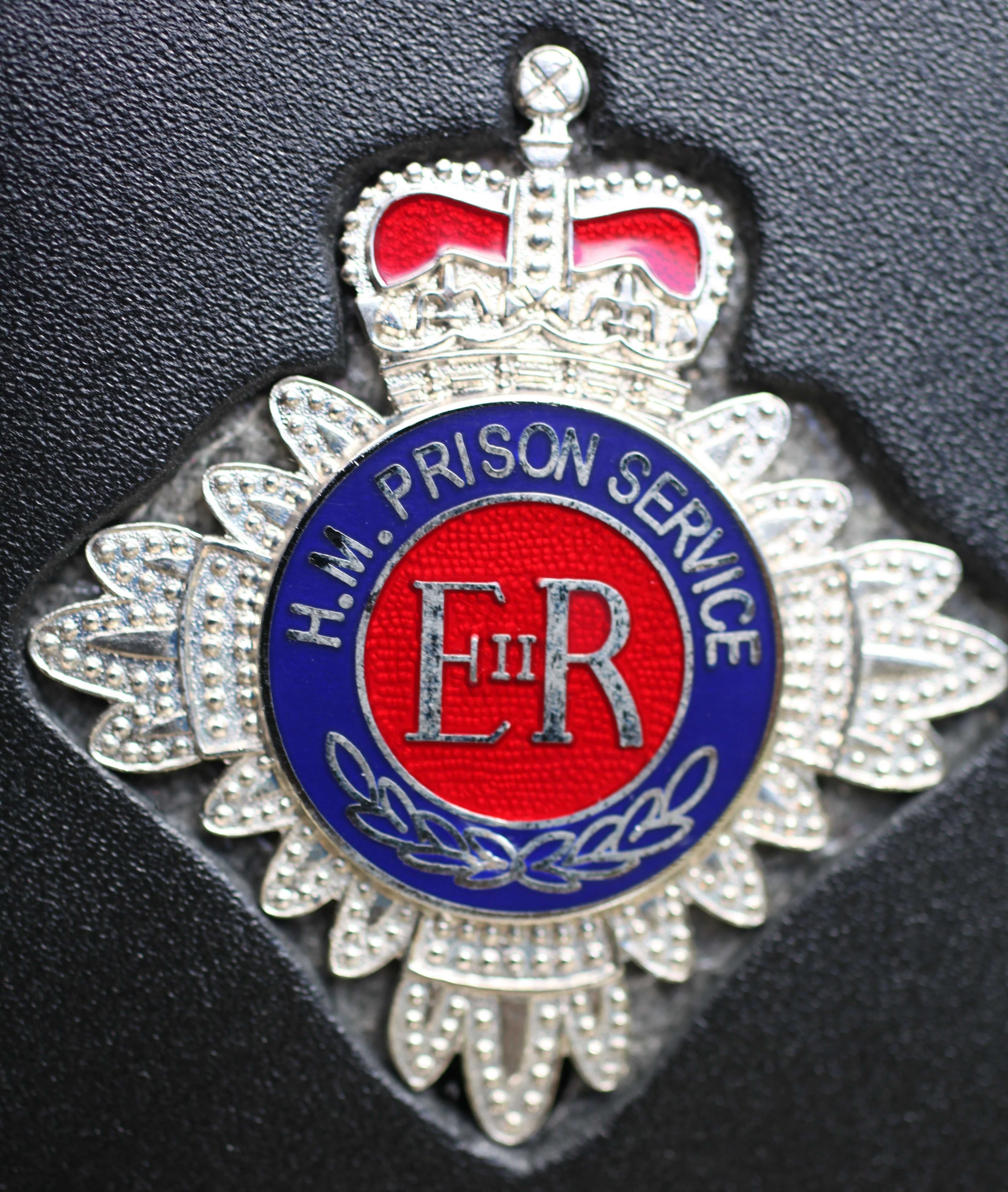 Okładka na ID funkcjonariusza Wielkiej Brytanii Służba Więzienna