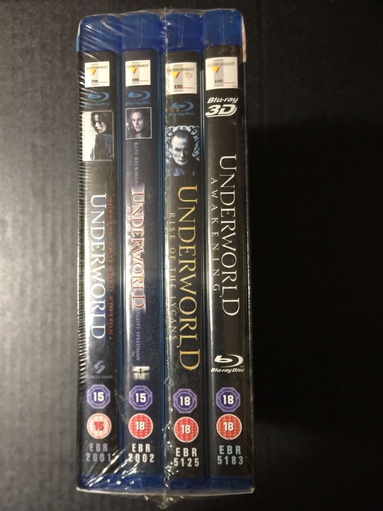 Underworld Quadrilogy - blu-ray dvd box set - selado