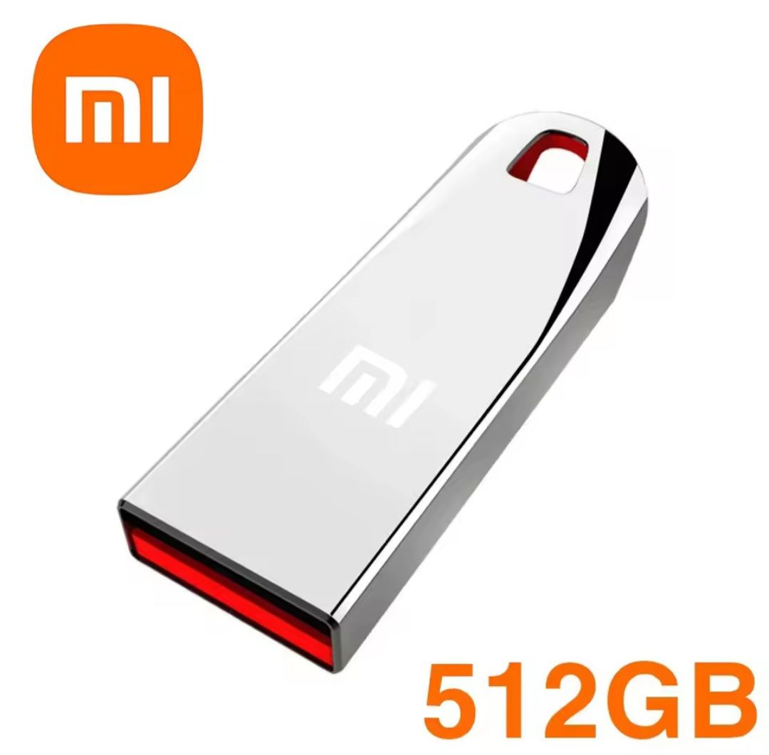 Xiaomi Pendrive 512 GB, Metalowy, Srebrny