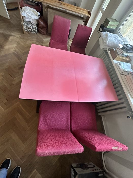 Zestaw mebli PRL vintage z Kalwarii Zebrzydowskiej art deco