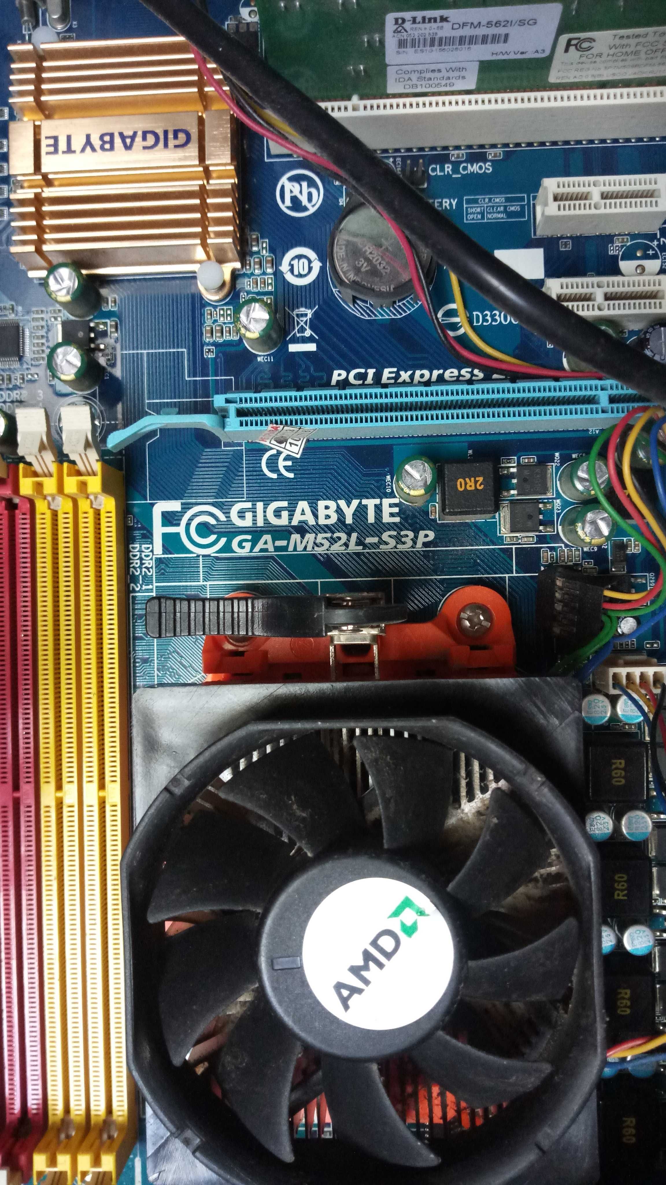 Материнская плата Socket AM2+.Процессор AMD Athlon II X2.