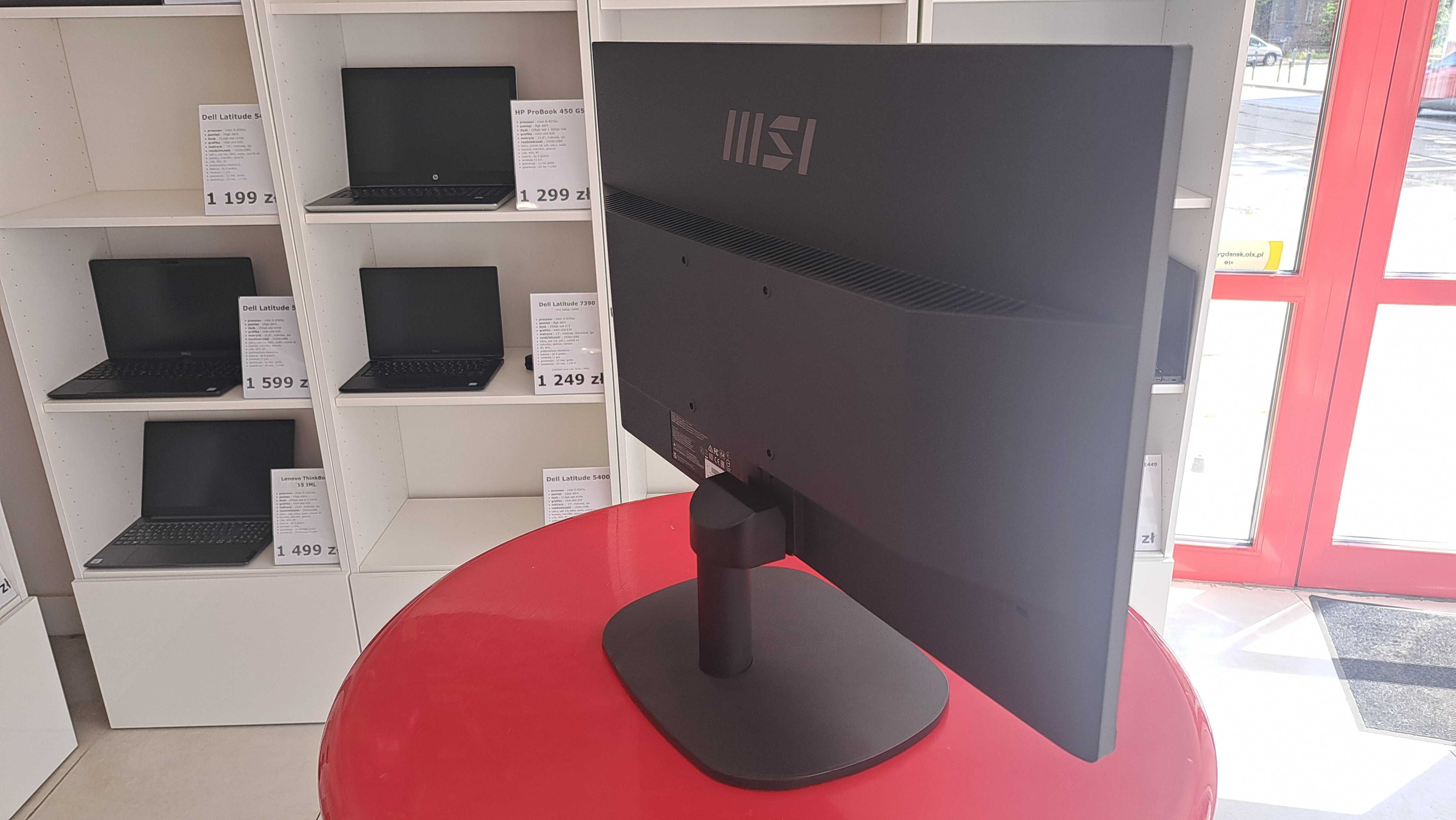 Nowy Monitor MSI PRO MP245V FullHD 100Hz 1ms Gwarancja 24 Miesiące