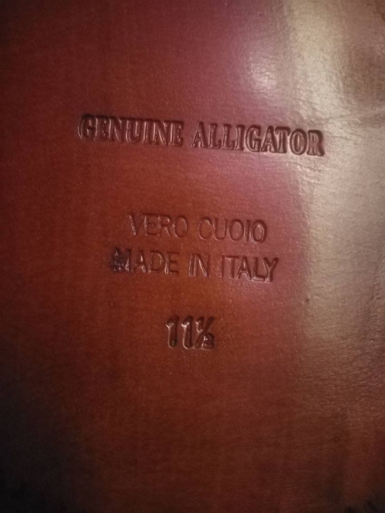 Genuine Alligator vero