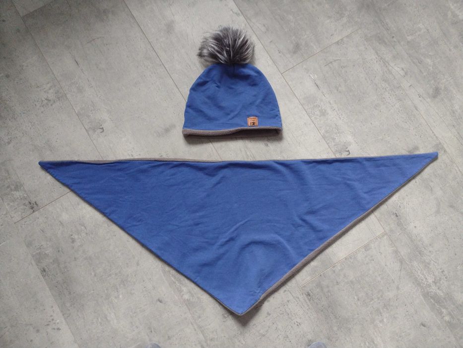 Komplet zimowy czapka i chusta